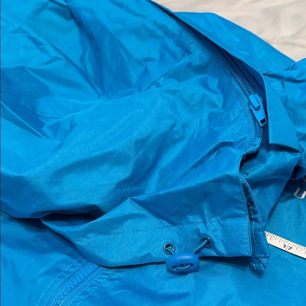 Women’s large Teal Hooded Rain Jacket Up North could be worn by a man too NWT - Picture 8 of 10